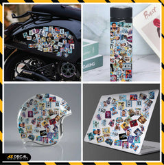 Sticker Dán Ô Tô, Xe Máy, Xe Điện, Xe Đạp, Mũ Bảo Hiểm | Football FB-007 MESSI