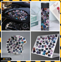 Sticker Dán Ô Tô, Xe Máy, Xe Điện, Xe Đạp, Mũ Bảo Hiểm | Football FB-008 MBAPPE