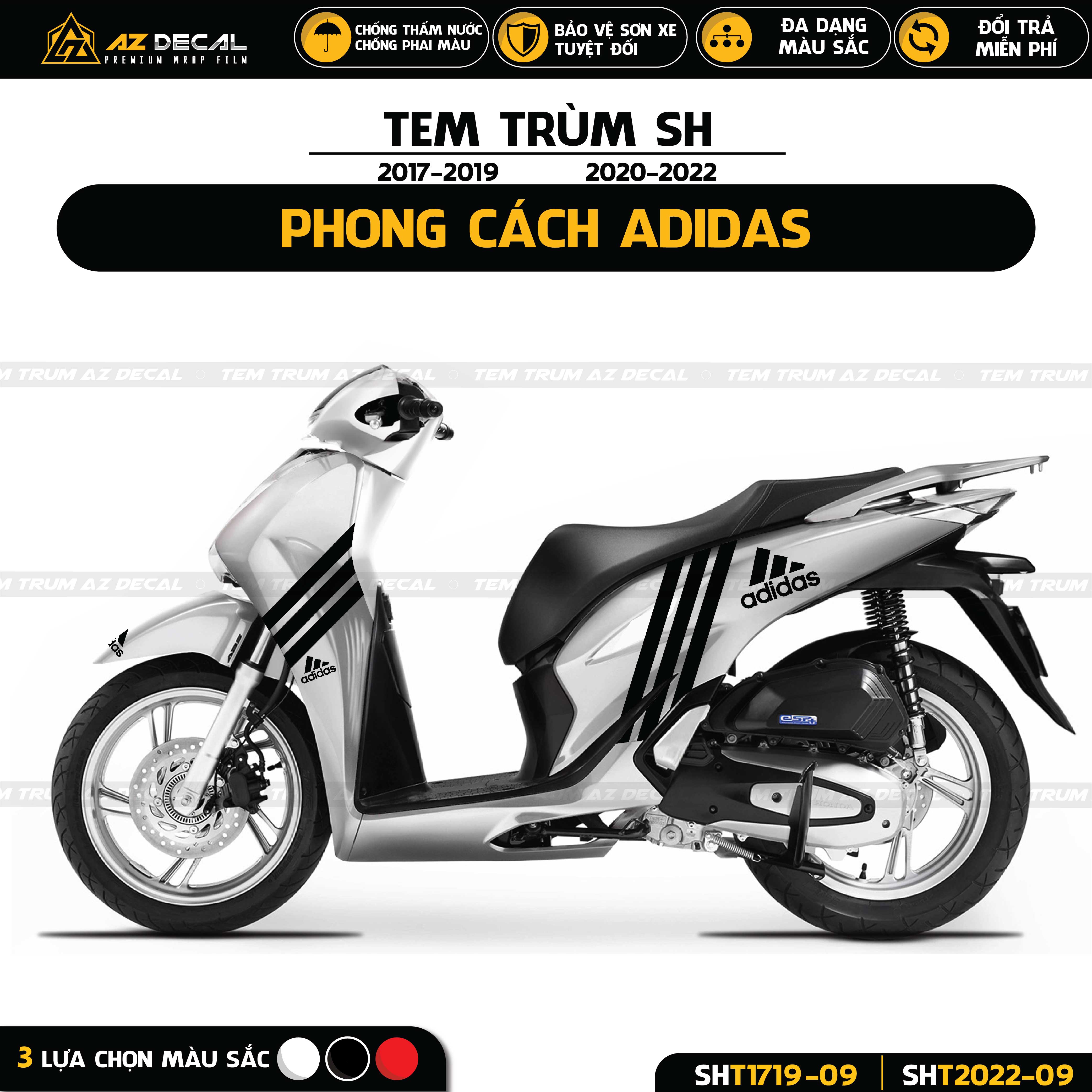 Tem trùm SH phong cách Adidas thiết kế đẹp