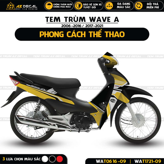 Tem trùm Wave Alpha phong cách thể thao