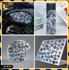 Sticker Dán Ô Tô, Xe Máy, Xe Điện, Xe Đạp, Mũ Bảo Hiểm | Football FB-009 MAN CITY