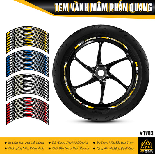 Tem Dán Vành Bridgestone