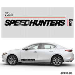 Tem dán chữ Speed Hunters dành cho ô tô