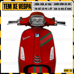 Tem xe Vespa đẹp tinh tế phong cách Gucci