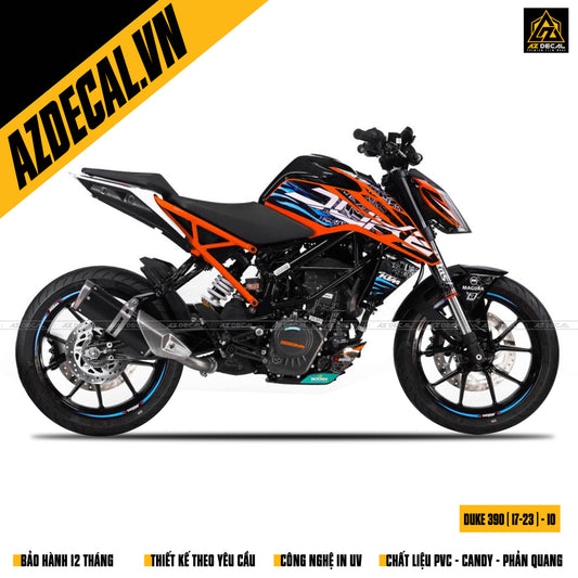 Mẫu tem dán xe KTM Duke 390 đẹp nhất