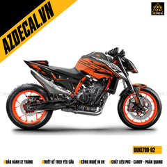 Tem xe KTM Duke 790 cam đen đẹp