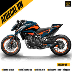 KTM Duke 790 dán tem xe tại Azdecal