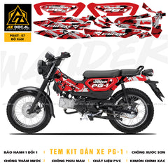 Tem Kit Xe Yamaha PG-1 | PGKIT-07 | Mẫu Dainese