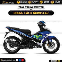 Tem trùm Movistar dán Exciter 150 - Azdecal.vn