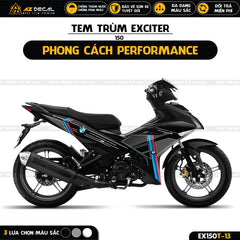 Tem trùm Exciter 150 phong cách Performance