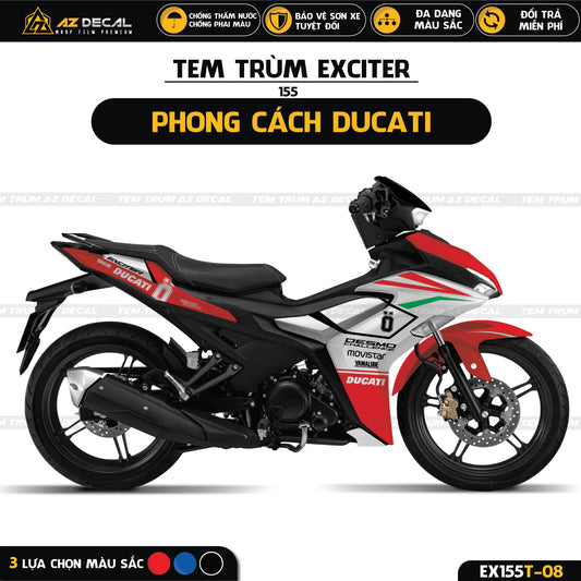 Tem trùm Exciter 155 phong cách Ducati