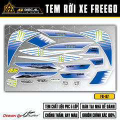 Tem Xe FreeGo | FG-07 | Thiết Kế Monster