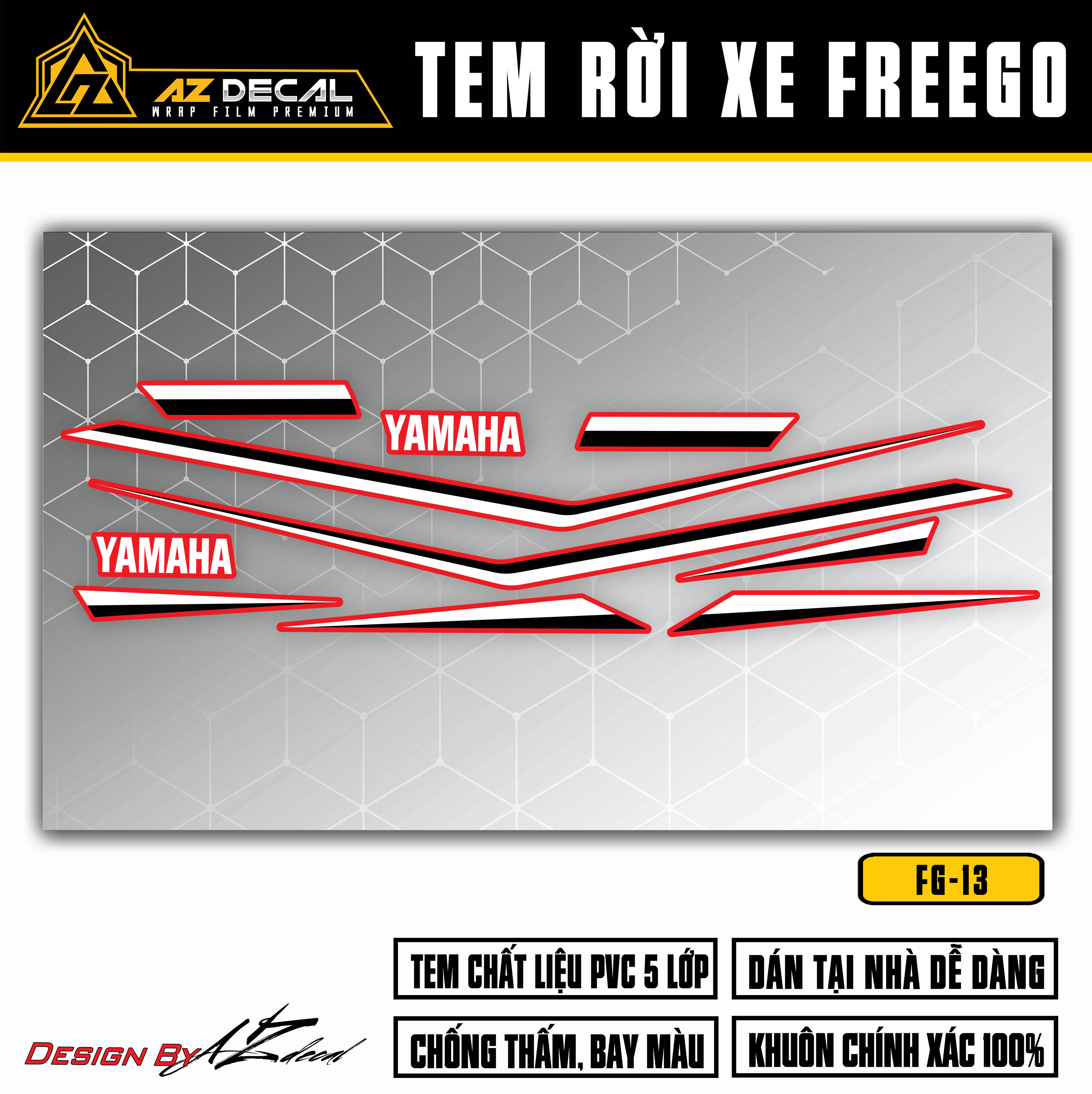 Tem rời xe FreeGo đẹp