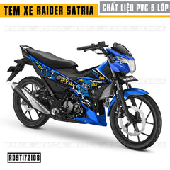 Tem Xe Suzuki Raider mẫu 09 - Xe Xanh