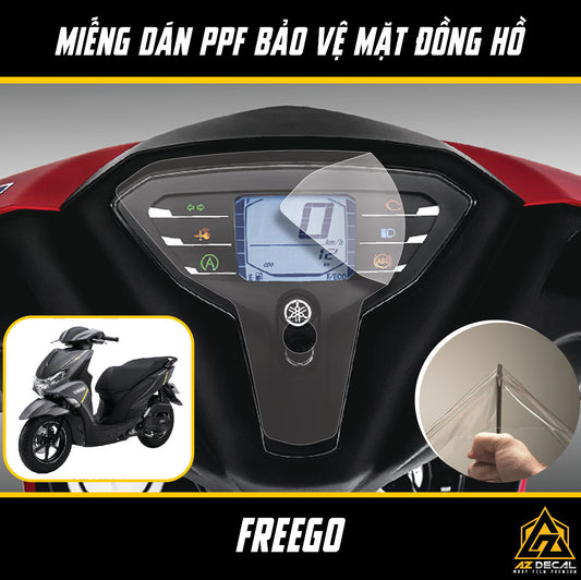 Miếng dán PPF bảo vệ đồng hồ xe Yamaha FreeGo