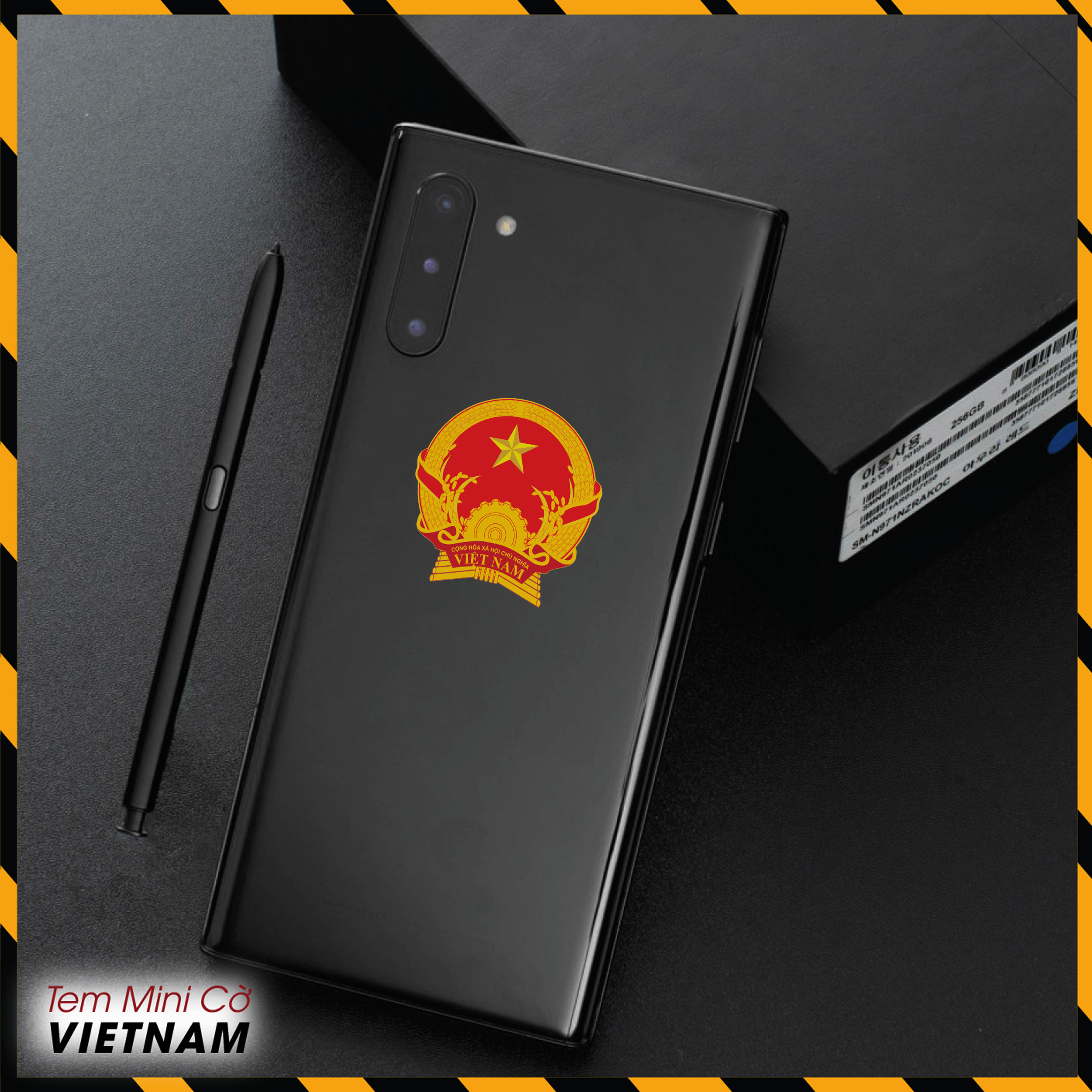 Sticker Dán Ô Tô, Xe Máy, Xe Điện, Xe Đạp, Mũ Bảo Hiểm | Tem Mini Cờ Quốc Gia - Việt Nam 01