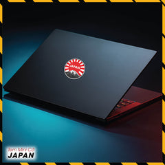 Sticker Dán Ô Tô, Xe Máy, Xe Điện, Xe Đạp, Mũ Bảo Hiểm | Tem Mini Cờ Quốc Gia - Japan