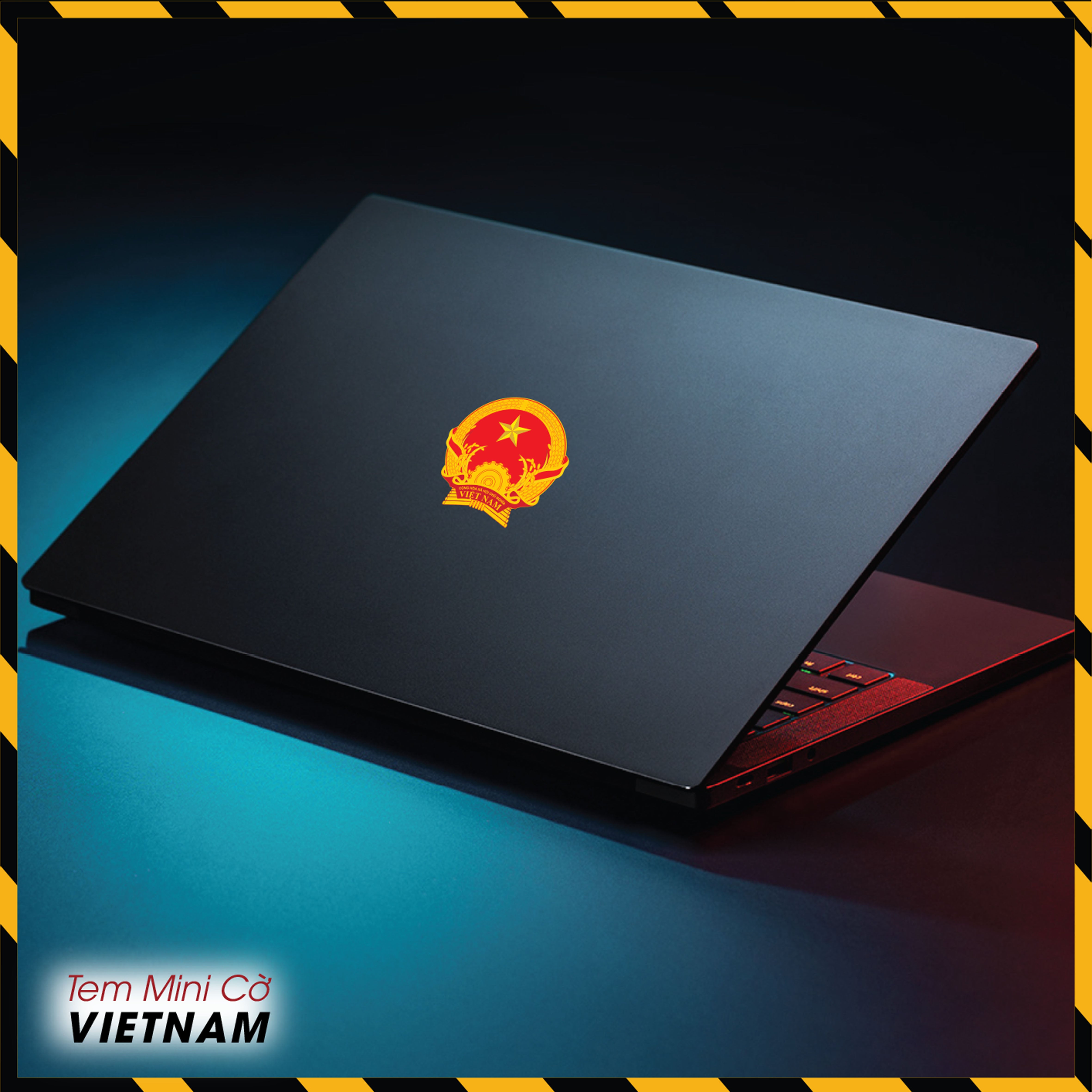 Sticker Dán Ô Tô, Xe Máy, Xe Điện, Xe Đạp, Mũ Bảo Hiểm | Tem Mini Cờ Quốc Gia - Việt Nam 01