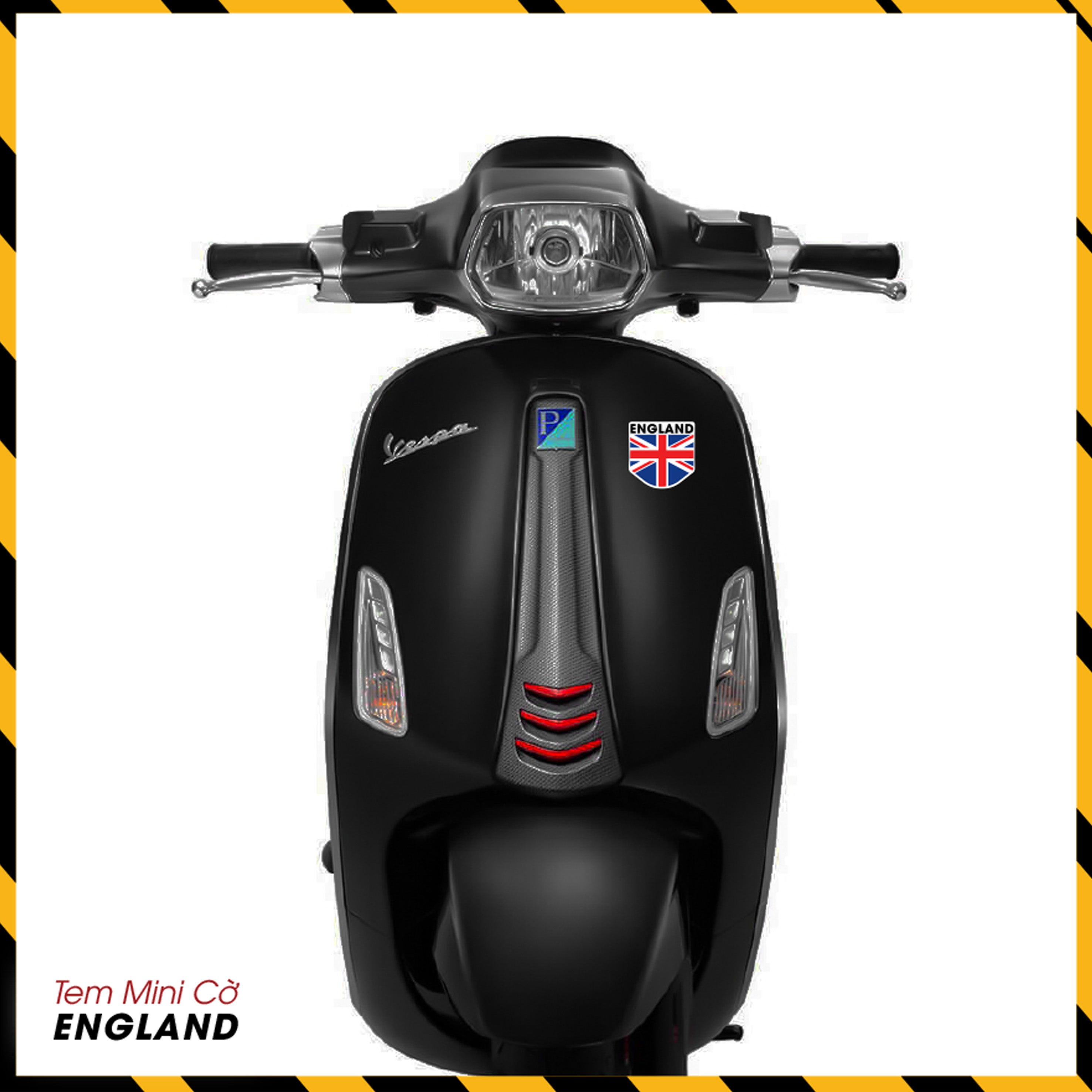 Sticker Dán Xe Máy, Xe Điện, Xe Đạp, Mũ Bảo Hiểm | Tem Mini Cờ Quốc Gia - England