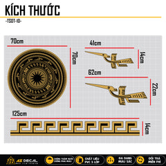 Tem Sườn Ô Tô | TSOT-10 | Thiết Kế Trống Đồng