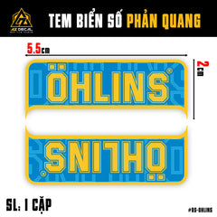 Tem Biển Số Phản Quang | Thiết Kế Thương Hiệu