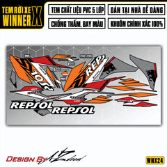 Tem Xe Winner X Cam Xám | WNX24 Repsol