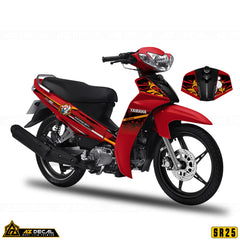 Decal Sirius Rc Đỏ mẫu RCB