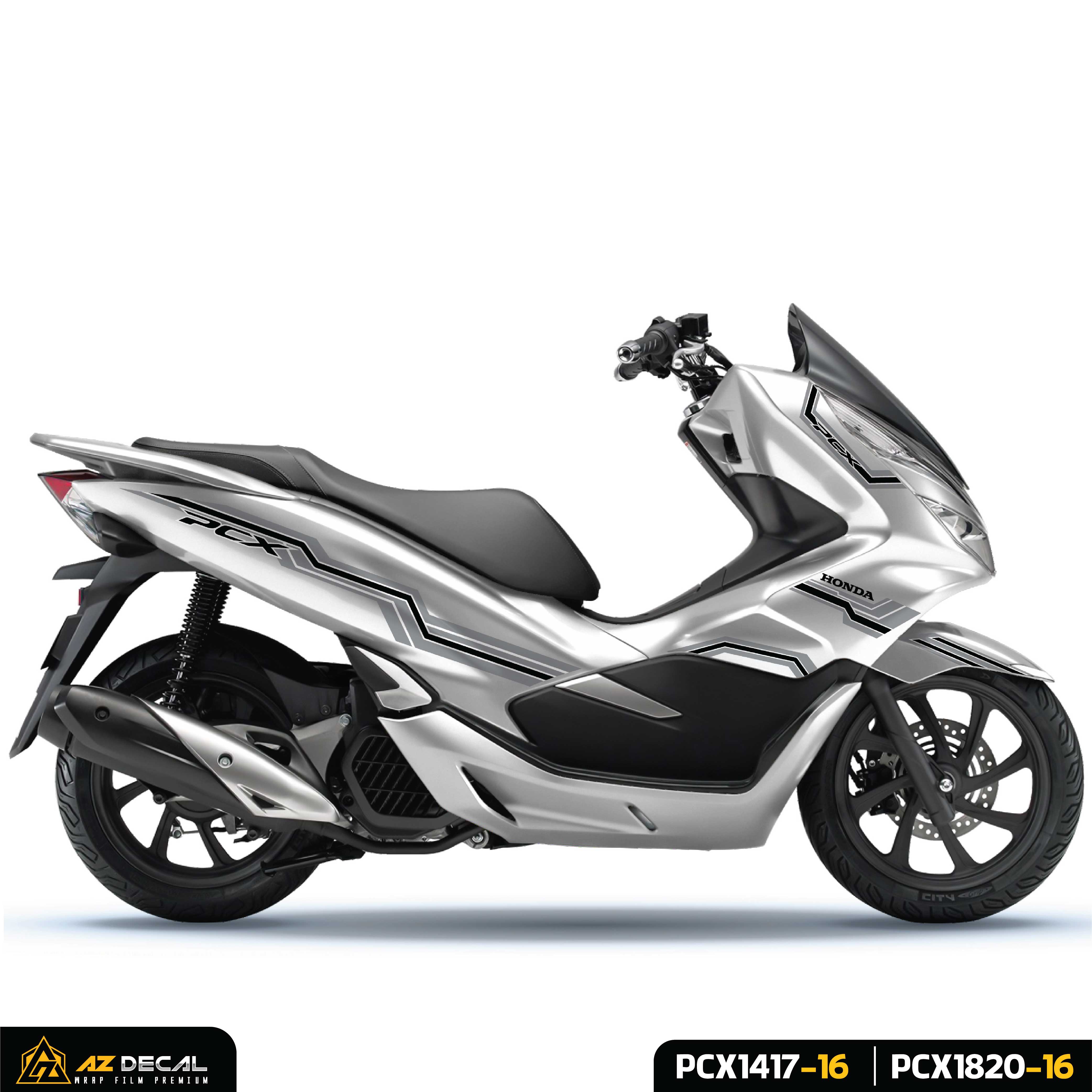 Tem xe PCX 150 125 mẫu mới nhất dán xe trắng