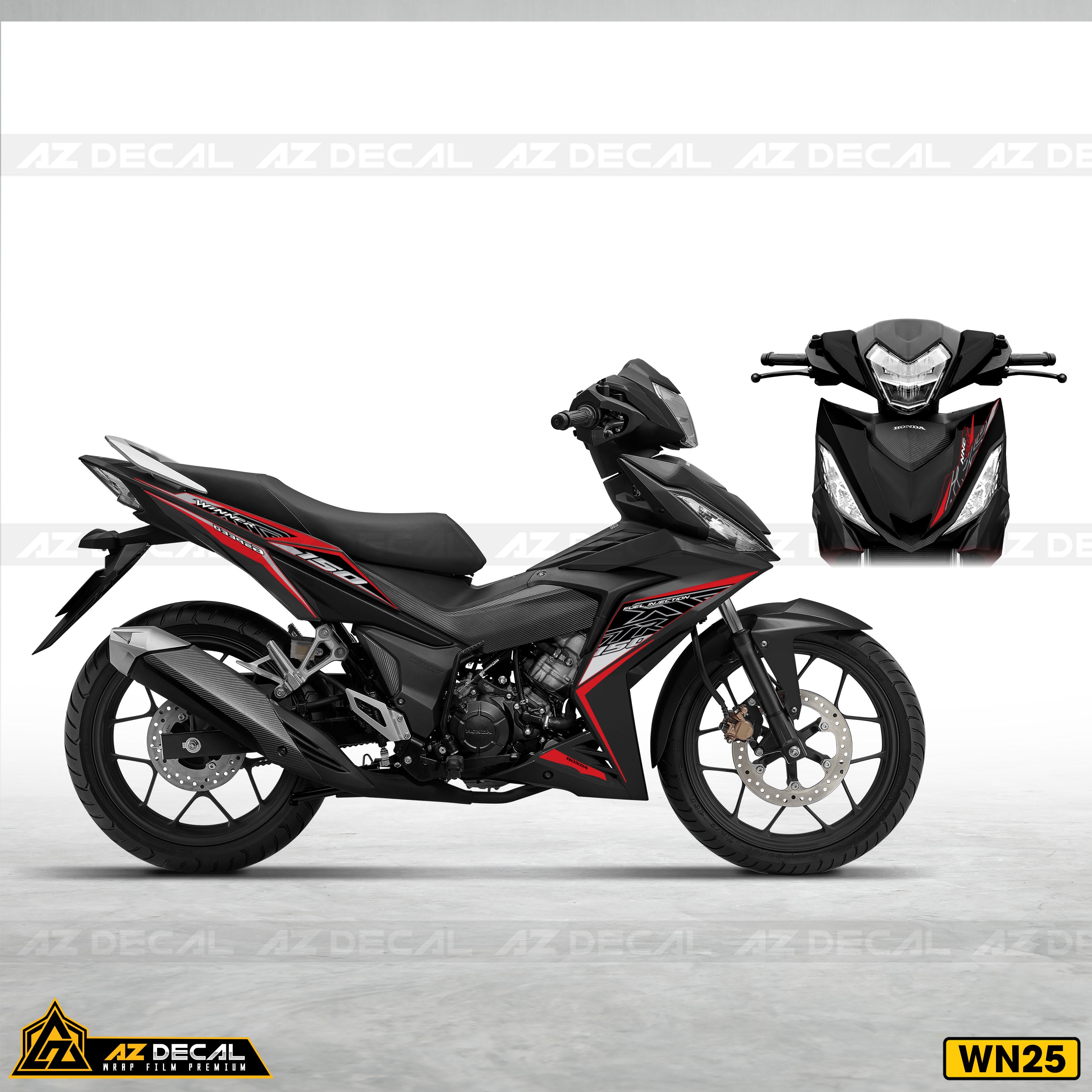 Tem rời Winner 150 GTR New Đỏ Đen