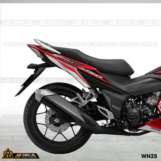 Tem rời Winner 150 GTR New Đỏ Đen Cận cảnh