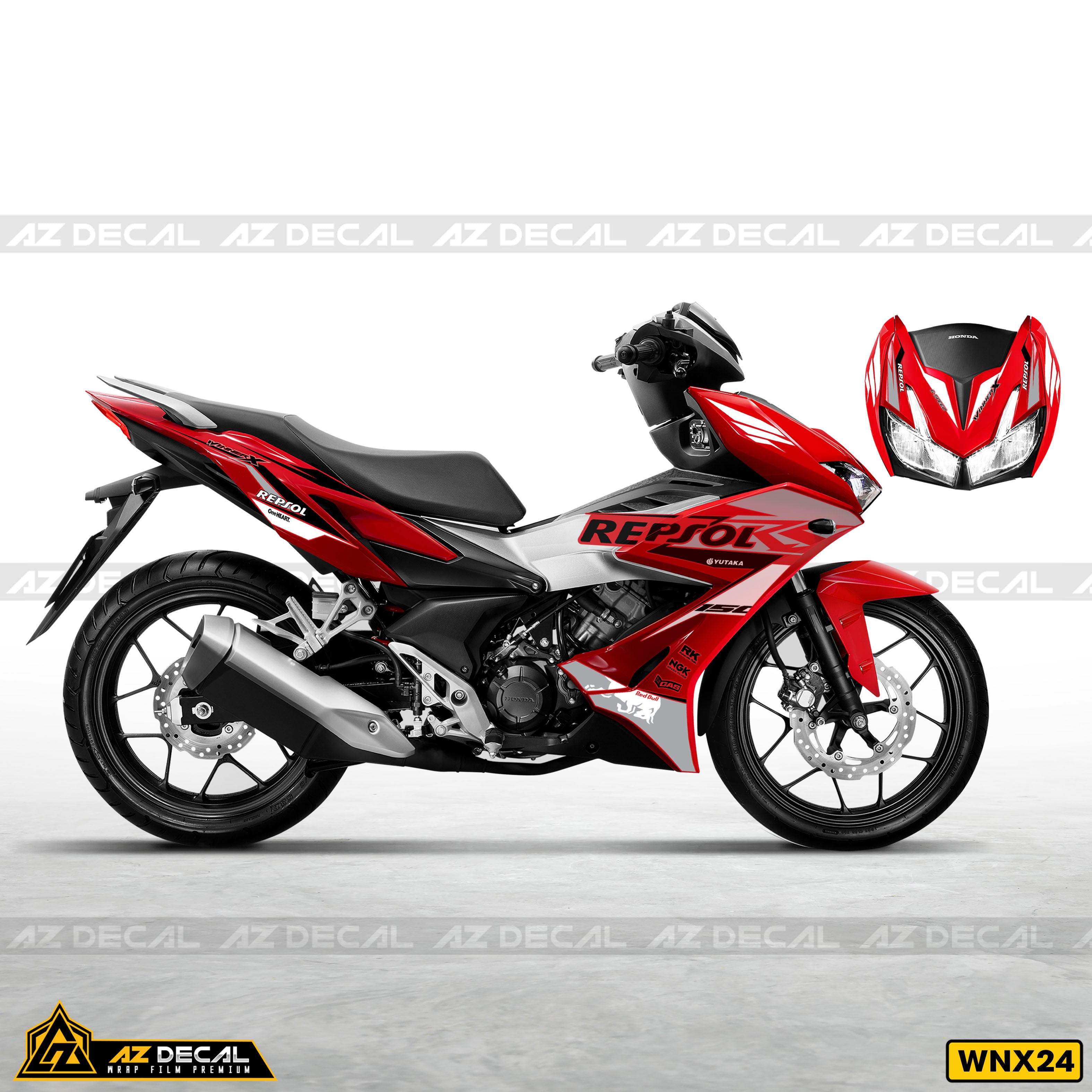 Tem Xe Winner X Đỏ | WNX24 Repsol