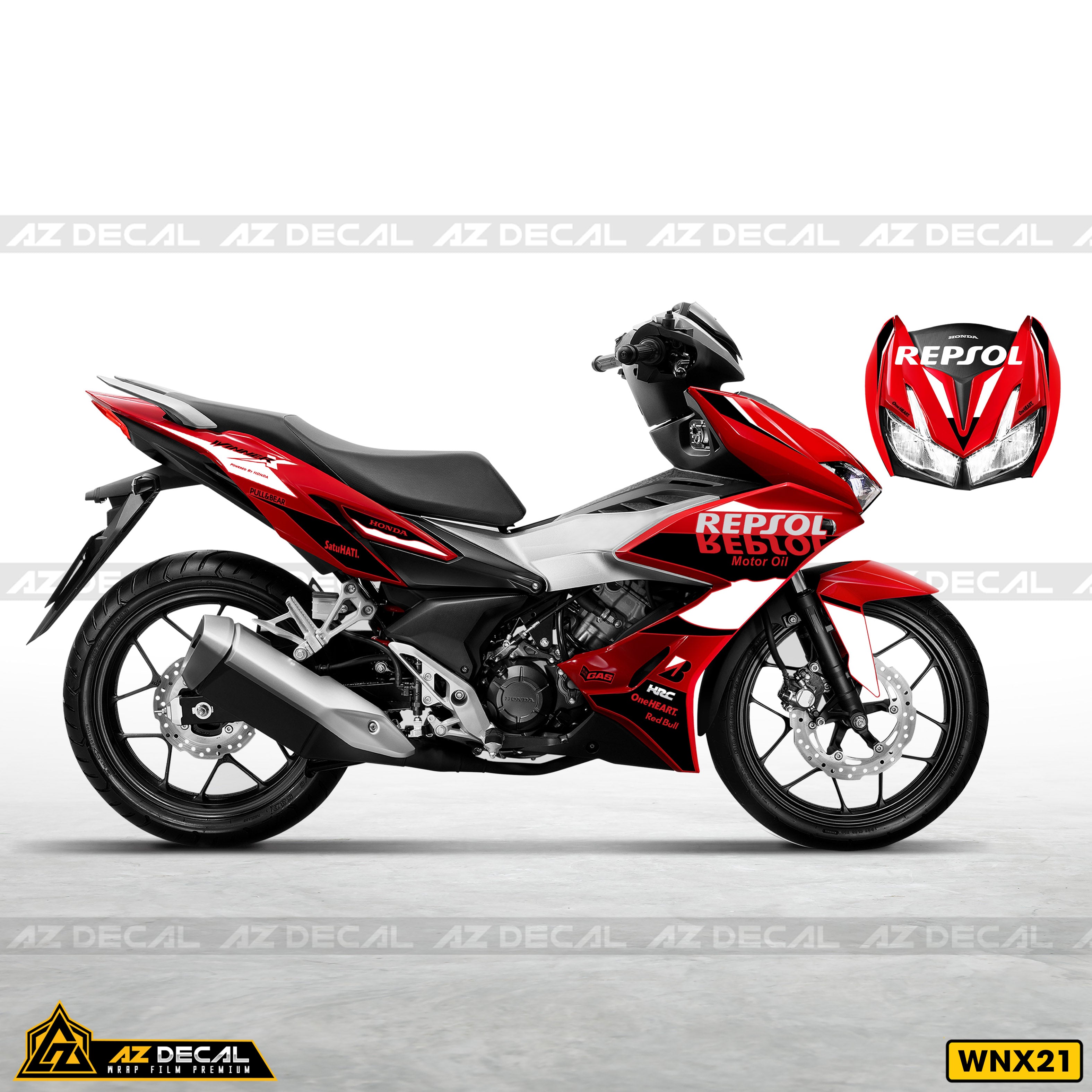 decal xe Winner X Repsol xe đỏ