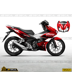 decal xe Winner X Repsol xe đỏ