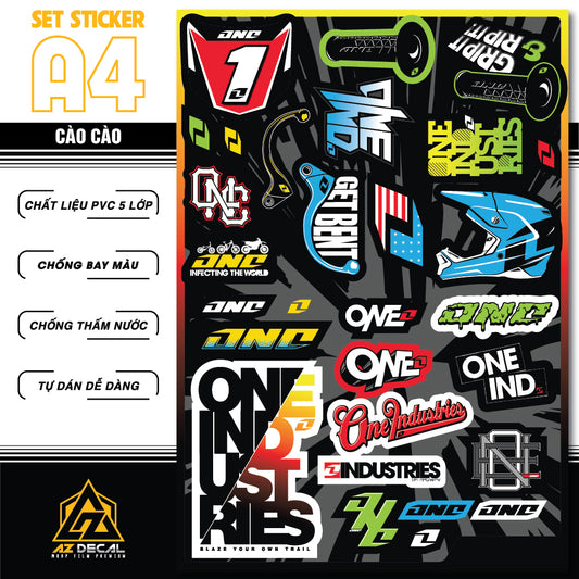 Sticker Dán Ô Tô, Xe Máy, Xe Điện, Xe Đạp, Mũ Bảo Hiểm | SET Trang Trí Cào Cào