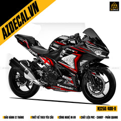 Mẫu tem xe Ninja 250/400 đẹp nhất