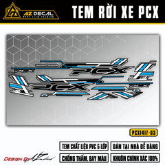 Tem Xe PCX | PCX-03 | Thiết Kế Cá Tính