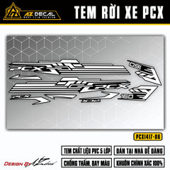 Tem Xe PCX | PCX-06 | Thiết Kế 160 Hiện Đại