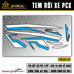 Decal dán xe PCX 150 125 160 đẹp mẫu Infinity