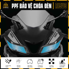 Miếng dán PPF bảo vệ choá đèn xe R15 V3