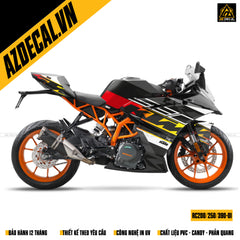 Tem xe KTM RC 200 thiết kế theo yêu cầu