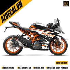 KTM RC 200-250-390 dán tem xe tại Azdecal