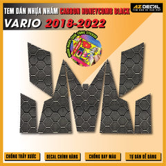 Tem Nhựa Nhám Carbon Honeycomb Vario 2018-2022