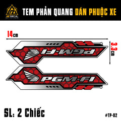 Kích thước mẫu tem dán phuộc xe FGM-FI TP02