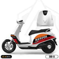 Tem Xe Evo 200 Mẫu Repsol nền trắng