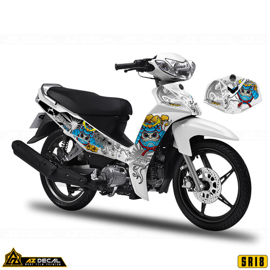 Tem Xe Sirius RC | SR18 | Mẫu Daruma