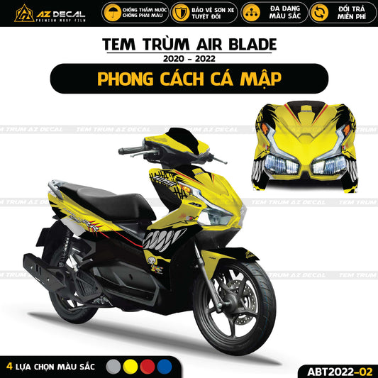 Tem trùm Air Blade 2020 2021 2022 phong cách cá mập