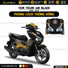 Tem trùm xe Air Blade phong cách Trống Đồng đẹp