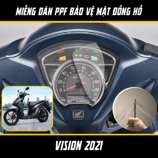 Miếng dán PPF dán đồng hồ xe Honda Vision 2021