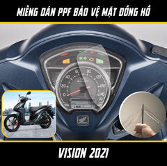 Miếng dán PPF dán đồng hồ xe Honda Vision 2021