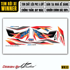 Tem Xe Winner 150 | WN33 | Thiết Kế Sport